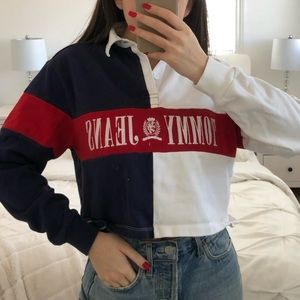 TOMMY HILFIGER / JEANS CROPPED POLO